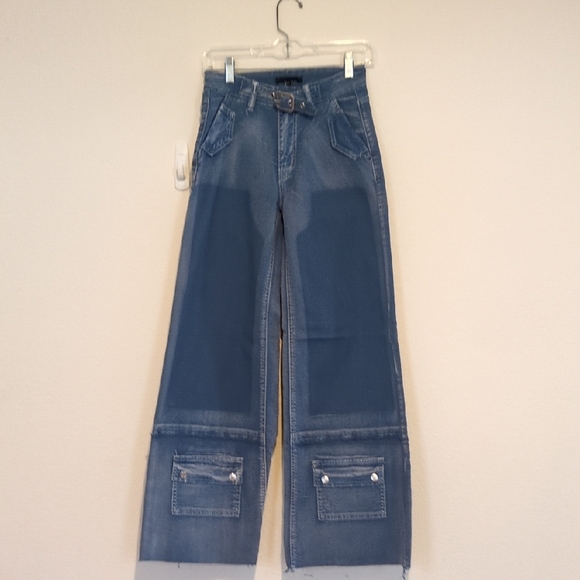 Forever 21 Flare Denim Jeans in Blue - Picture 1 of 11